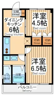 パインズハウス【1階】の間取り