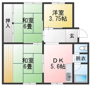 メゾン冨田【1階】の間取り