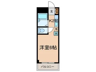 クレールハイム【1階】の間取り