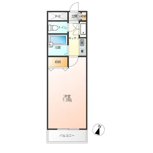 ルミエール烏山【2階】の間取り