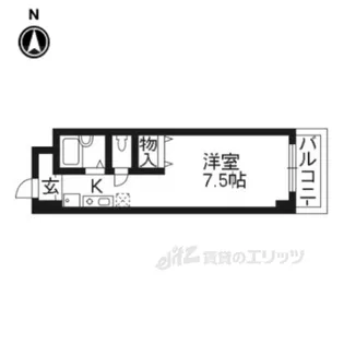 フロントリジェール【1階】の間取り