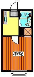 コーポ旭川【1階】の間取り