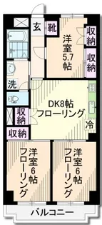 メゾンセザール32【3階】の間取り