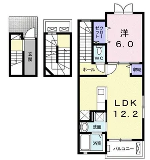リーブ セレブリテI【3階】の間取り
