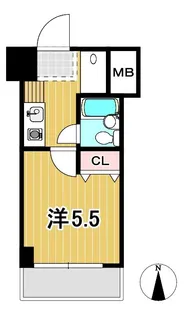 コンフォルト日立【4階】の間取り