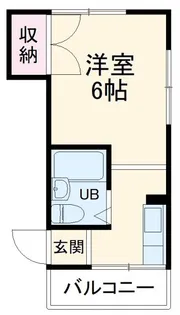 田口第一コーポ【3階】の間取り