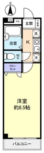 シティハウス表町【2階】の間取り