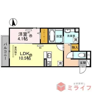D-room新今里【3階】の間取り