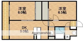 アンソレイユII【2階】の間取り
