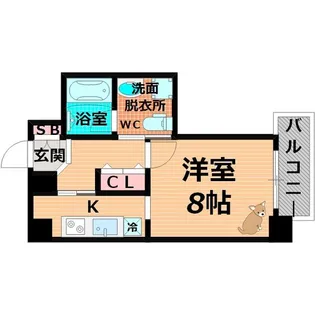 デイグラン鶴見【3階】の間取り