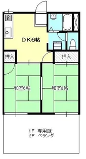狭山ヶ丘センターハイツ【1階】の間取り