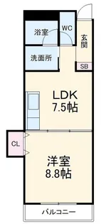 NKビル野田【3階】の間取り