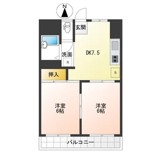 田代マンション【3階】の間取り
