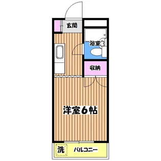 サンライズシャトー【1階】の間取り