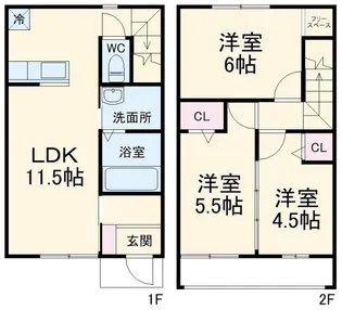 フェニックス麻の間取り