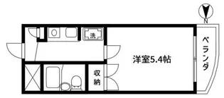 レオパレスRX常盤台第4【4階】の間取り