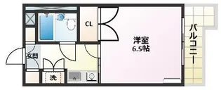 クレールHOUKI【4階】の間取り