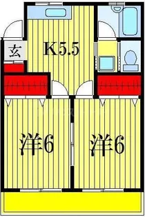 藤井マンション【2階】の間取り