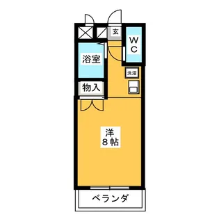 ホーメストつるまい【3階】の間取り