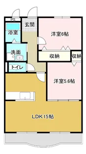 ハートフルタウン 壱番館【3階】の間取り