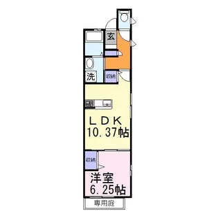 Villa Luckina【1階】の間取り