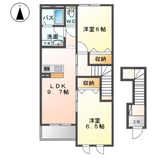 ユイット【2階】の間取り