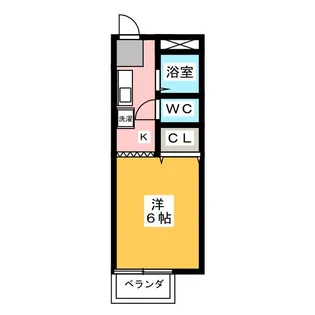 ビューライフ日野 B棟【2階】の間取り