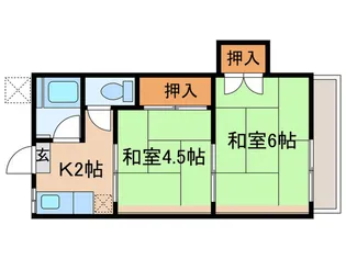 コ-ポ恩田【2階】の間取り
