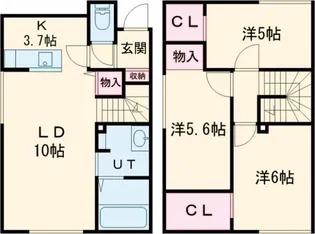 SOLEMIA【1階】の間取り