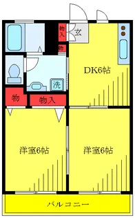 セピアコート【2階】の間取り