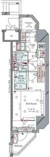 コンシェリア新橋 <TOKYO PREMIUM>【3階】の間取り