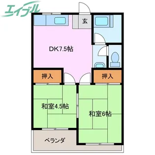 パークテラス城北【3階】の間取り