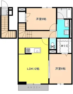 カメリアII【2階】の間取り