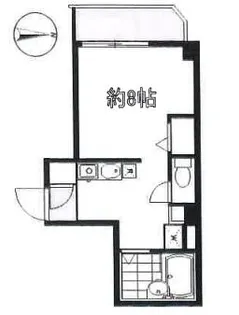 ラフィネ千駄木【2階】の間取り