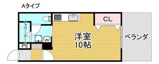 エスポワール墨江【3階】の間取り