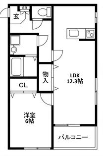 リバーサイド向町【2階】の間取り
