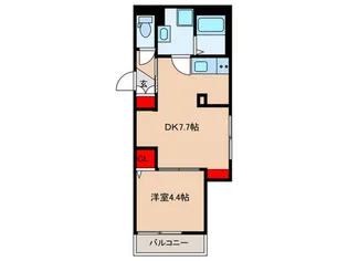 カーサポルト【2階】の間取り