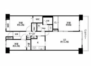 PLENDY市川大野【2階】の間取り