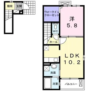 レジデンス・ロジェ【2階】の間取り