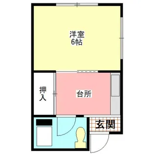 サンハイツ山口【2階】の間取り