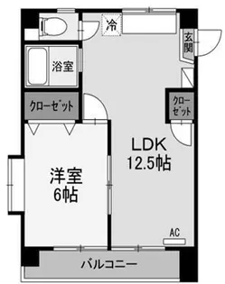 サンライズM(山越)【4階】の間取り