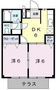 パレス3.1A【1階】の間取り