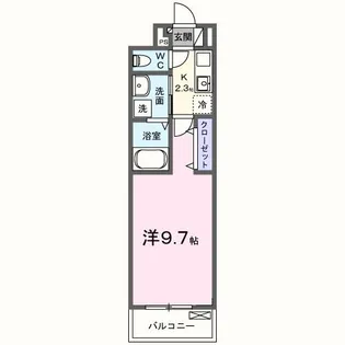ヒカルサ泉佐野中町サウス【3階】の間取り