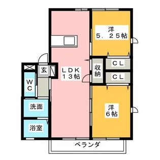 VILLETTA【2階】の間取り