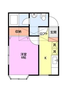 ベルシオン新潟第2【1階】の間取り