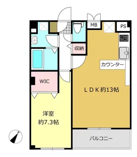 ベルフィオーレ日吉【2階】の間取り