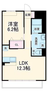 ロイヤル中央【3階】の間取り