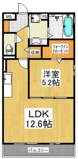 ピーノドルフ【2階】の間取り