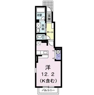 クリエンテ【1階】の間取り