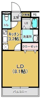 プラムブラッサム15 3階【3階】の間取り